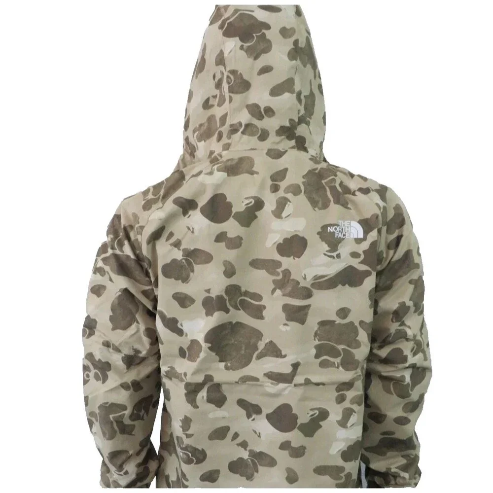 The North Face Men's Antora Dryvent Waterproof Hoodie Rain Jacket Cedar Camo XL